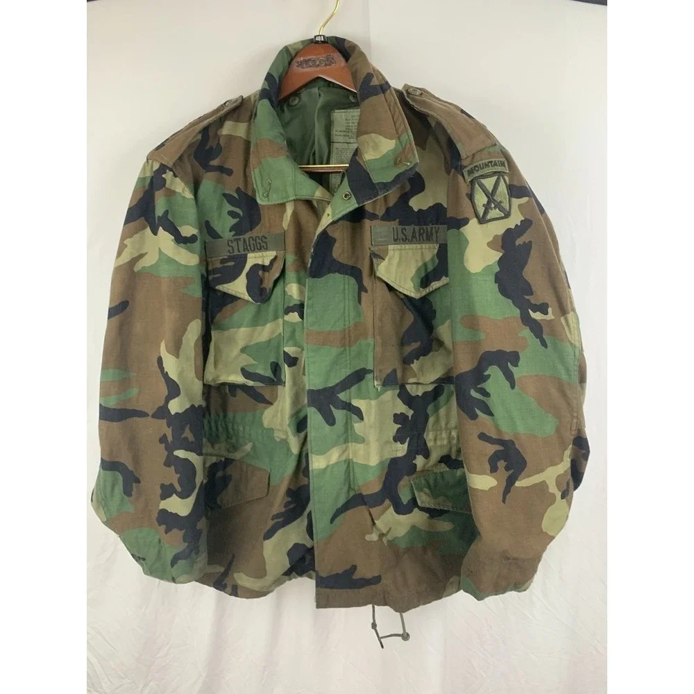 U.S. Army M-65 Field Jacket Authentic 1993 L 10th Mountain Division